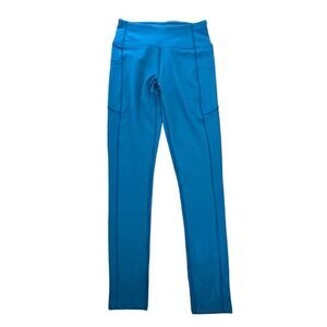 Cadmus ~ Turquoise Leggings ~ size Small ~ runs a little big ~ non see through